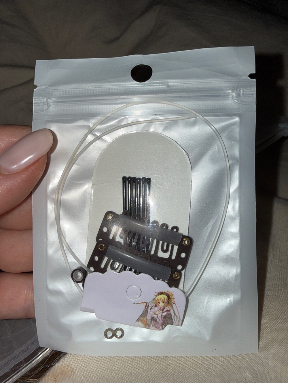 GirlShow Blonde Hair Extensions - Natural Mix Blonde NWT - Picture 3 of 11